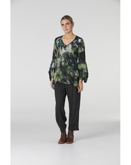 OBI SAMURAI DRAPE TOP