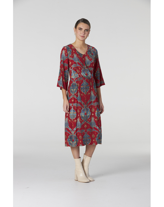 OBI TULIP DRAPE DRESS
