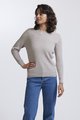 ROYAL MERINO CABLE CREW NECK SWEATER