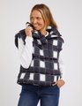 ELM CEDAR CHECK PUFFER VEST