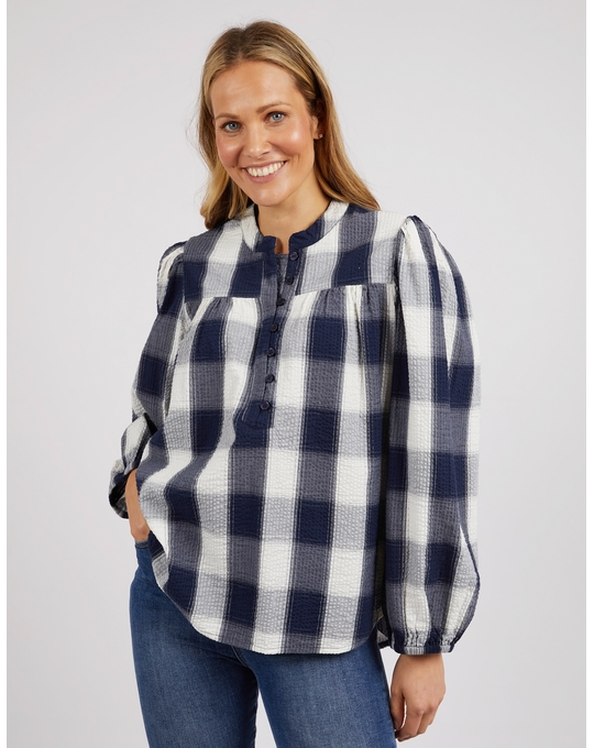 ELM CEDAR CHECK BLOUSE