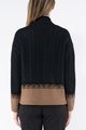 JUMP CONTRAST CABLE PULLOVER