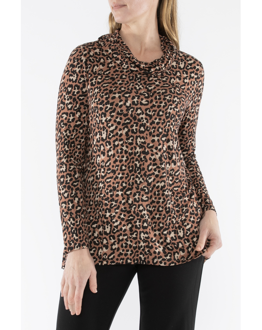 JUMP LEOPARD PRINT TEE