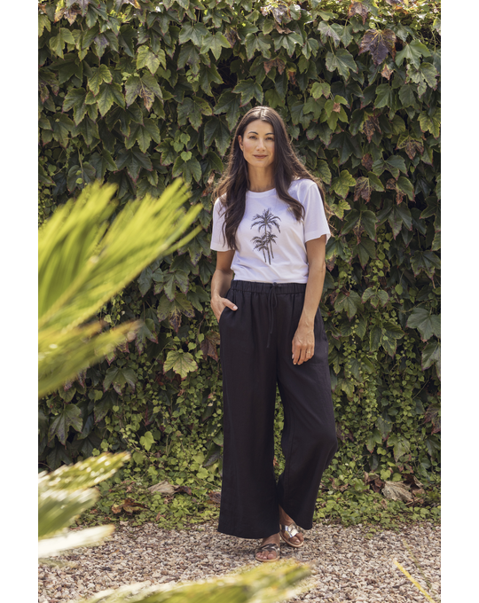 JUMP WIDE LEG LINEN PANT