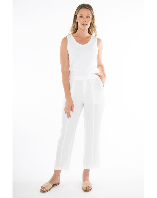 JUMP 7/8 LINEN PANT