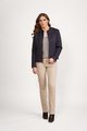 VASSALLI LONG SLEEVE LINED ZIP UP JACKET WITH FRONT ZIP DETAILING