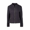 VASSALLI LONG SLEEVE LINED ZIP UP JACKET WITH FRONT ZIP DETAILING