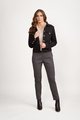 VASSALLI SHAPED STRETCH DJ JACKET WITH BUTTON DETAIL
