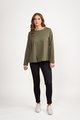 VASSALLI SWING TOP WITH OFF CENTRE SPLIT DETAIL