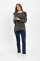 VASSALLI MERINO LONG SLEEVE TOP WITH BACK BUTTON PLACKET