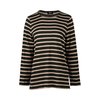 VASSALLI MERINO LONG SLEEVE TOP WITH BACK BUTTON PLACKET