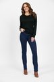 VASSALLI MERINO BASIC LONG SLEEVE CREW NECK TOP