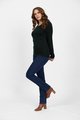 VASSALLI MERINO BASIC LONG SLEEVE CREW NECK TOP