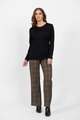 VASSALLI MERINO BASIC LONG SLEEVE CREW NECK TOP