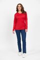 VASSALLI MERINO BASIC LONG SLEEVE CREW NECK TOP