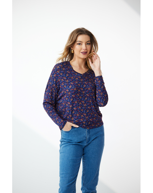 NEWPORT AMARA V NECK TOP