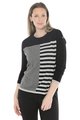JUMP MIXED STRIPE PULLOVER