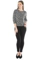 JUMP SNOW LEOPARD KNIT PULLOVER
