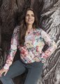 JUMP ROSE TAPESTRY PULLOVER