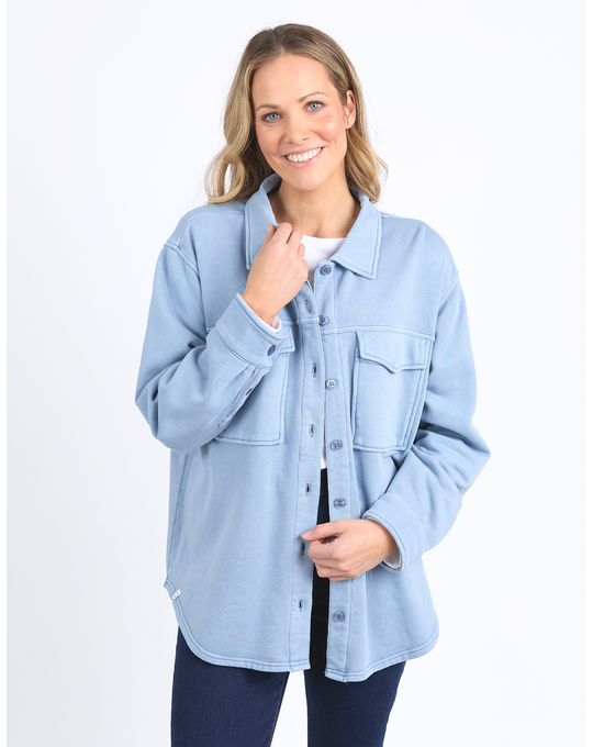 ELM POPPY FLEECE SHACKET