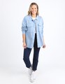ELM POPPY FLEECE SHACKET