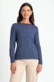 ROYAL MERINO CREW NECK FINE STRIPE JUMPER