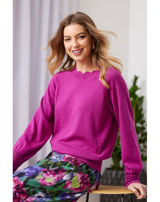 NEWPORT RUBY MERINO JUMPER