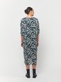 OBI SERPENTINE DRAPE DRESS