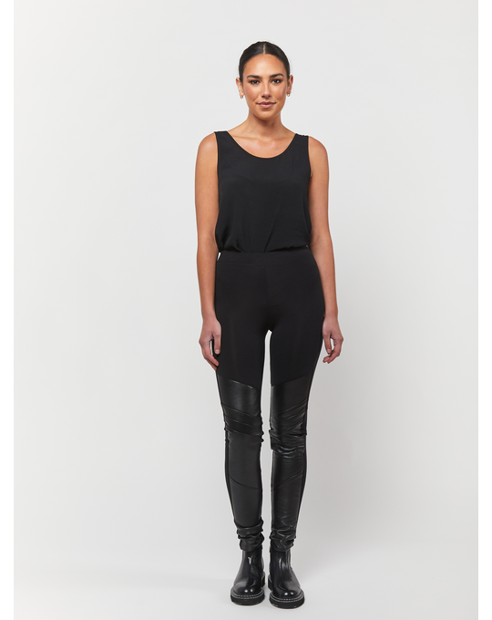 OBI LEATHER LEGGING
