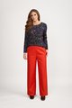 VASSALLI LONG SLEEVE ROUND NECK TOP