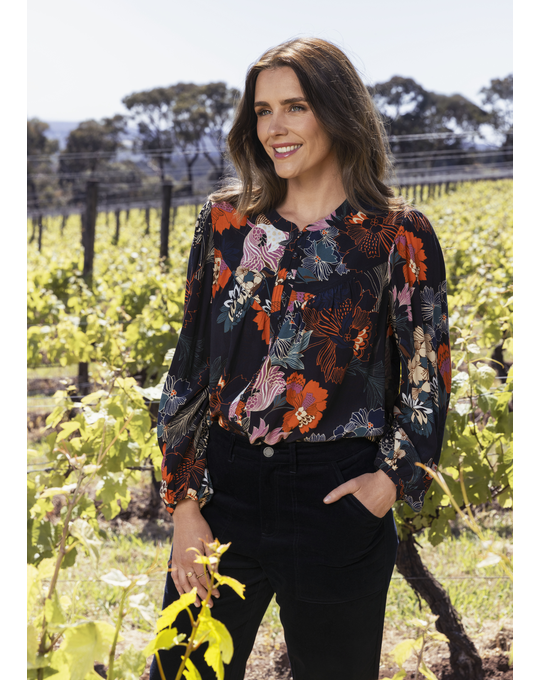 JUMP DECO FLORAL TOP