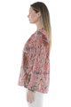 JUMP ABSTRACT SNAKE SEQUIN DETAIL TOP