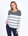 ELM LEXA STRIPE L/S TEE