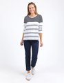 ELM LEXA STRIPE L/S TEE