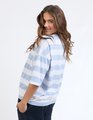 ELM MAZIE BLOCK STRIPE SWEAT
