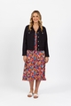 VASSALLI LINEN JACKET WITH FRAYED SEAMS