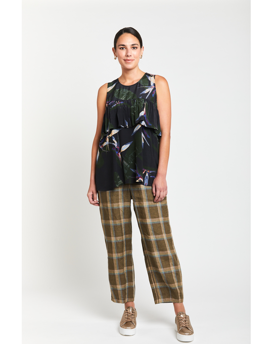 OBI PARADISE FLOUNCE TOP