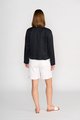 VASSALLI BUTTON UP JACKET WITH FRILL HEM