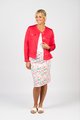 VASSALLI BUTTON UP JACKET WITH FRILL HEM
