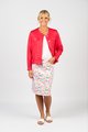 VASSALLI BUTTON UP JACKET WITH FRILL HEM