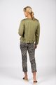 VASSALLI BUTTON UP JACKET WITH FRILL HEM