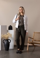 VASSALLI LINEN JACKET WITH FRAYED SEAMS