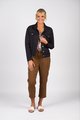 VASSALLI LINEN JACKET WITH FRAYED SEAMS