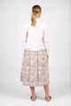 VASSALLI LINEN JACKET WITH FRAYED SEAMS
