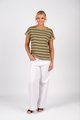 VASSALLI DROP SLEEVE TOP WITH STEPPED HEM