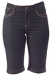 VASSALLI DENIM SHORT WITH CONTRAST STITCHING