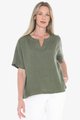 JUMP 2 POCKET LINEN TOP