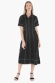 JUMP CONTRAST STITCH DRESS