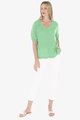 JUMP GATHER VNECK TOP