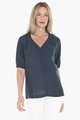 JUMP GATHER VNECK TOP